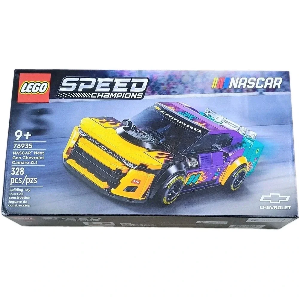 Lego 76935 NASCAR Next Gen Chevrolet Camaro ZL1 328 Pieces 2024 Speed Champions
